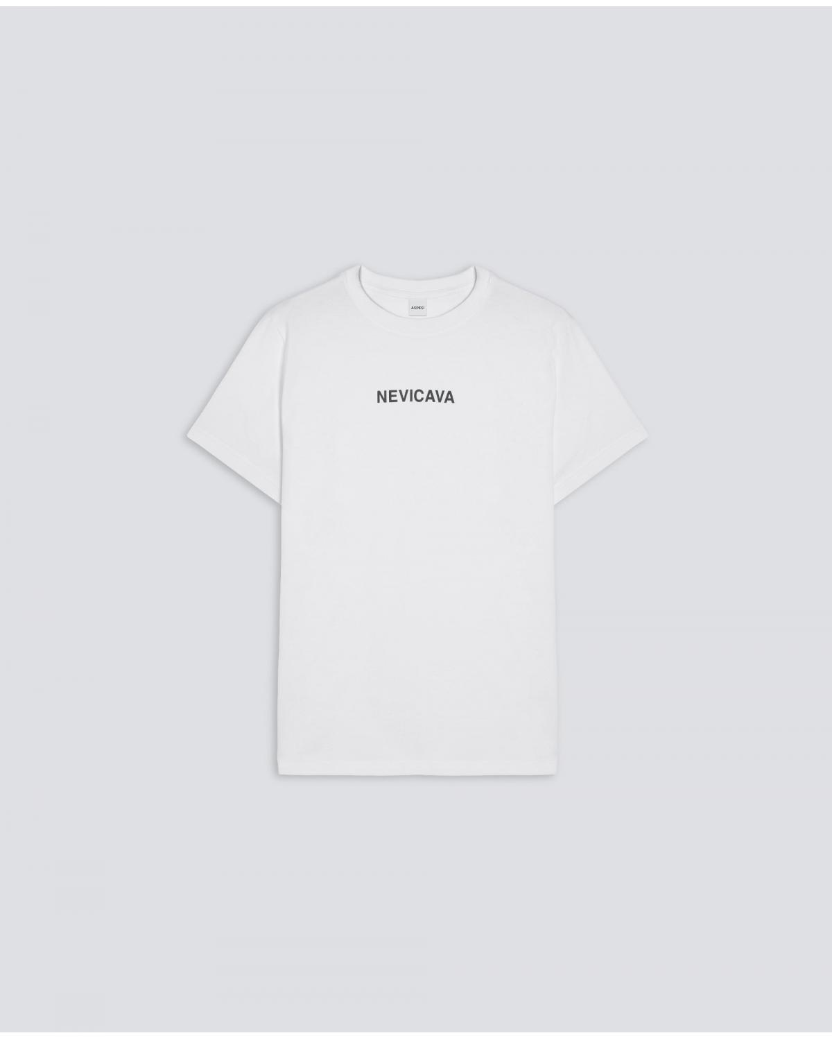 T-SHIRT EN COTON AVEC IMPRIME < NEVICAVA >